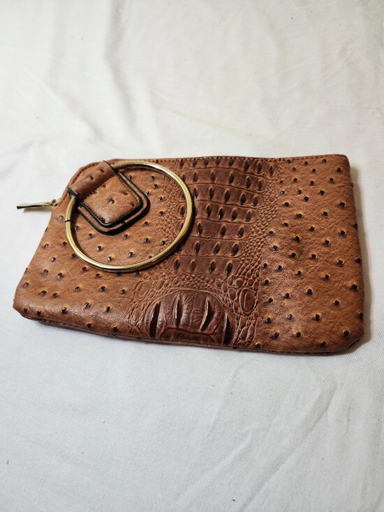 Handbags - Leather Wristlet/Clutch Purse wallet